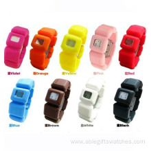 lovely pattern printing silicone band watches